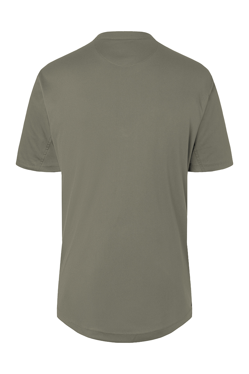 Kochjacke Herren Salbei – Kurzarm Arbeitsshirt Performance, Detailansicht