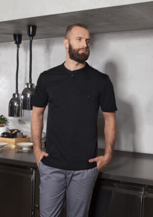 Kochjacke Herren – Kurzarm Arbeitsshirt Performance