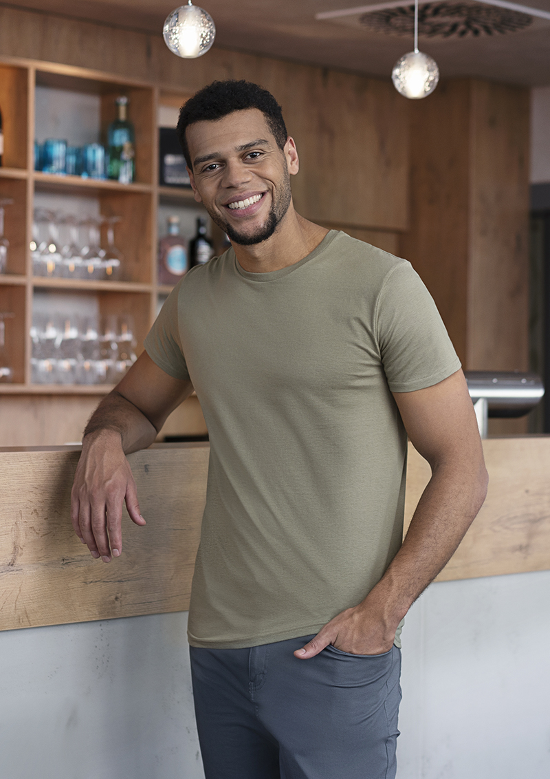 T-Shirt Herren – Herren Workwear T-Shirt Casual-Flair