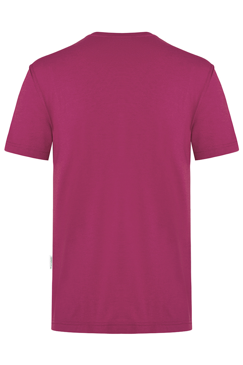 T-Shirt Herren Fuchsia – Herren Workwear T-Shirt Casual-Flair, Detailansicht