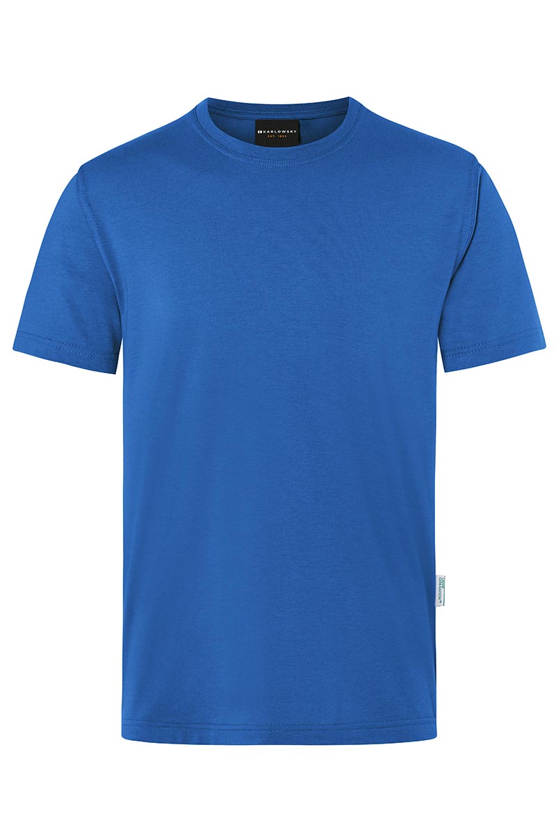 T-Shirt Herren Königsblau – Herren Workwear T-Shirt Casual-Flair, Detailansicht