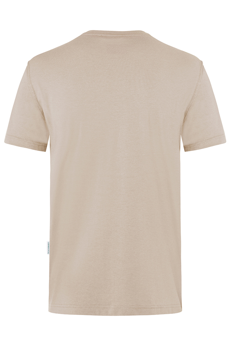 T-Shirt Herren Sand – Herren Workwear T-Shirt Casual-Flair, Detailansicht