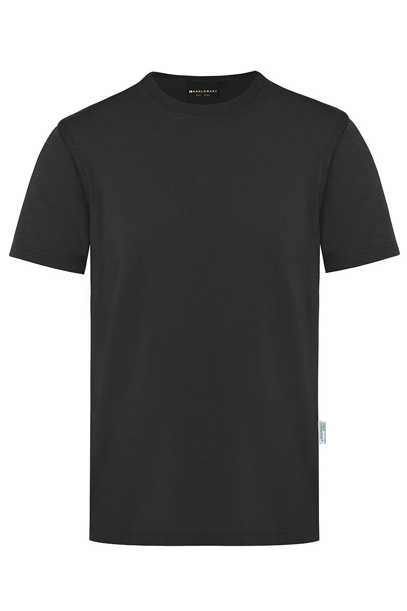 T-Shirt Herren Schwarz – Herren Workwear T-Shirt Casual-Flair, Detailansicht
