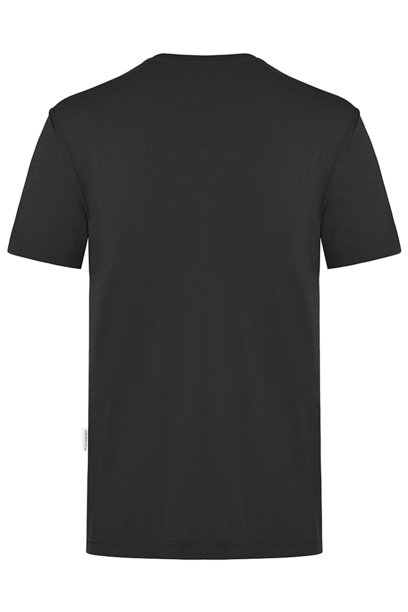 T-Shirt Herren Schwarz – Herren Workwear T-Shirt Casual-Flair, Detailansicht