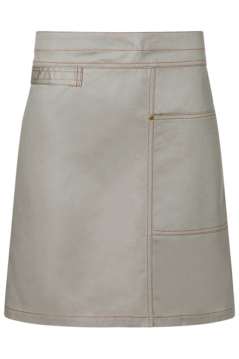 Vorbinder Unisex Steingrau – Vorbinder Urban Casual-Style, Detailansicht