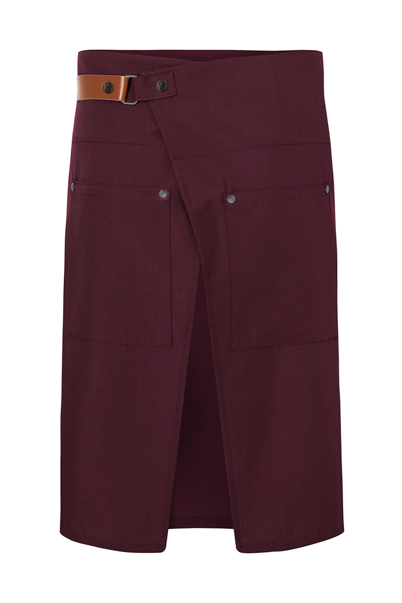 Vorbinder Unisex Aubergine – Vorbinder Urban-Generation, Detailansicht