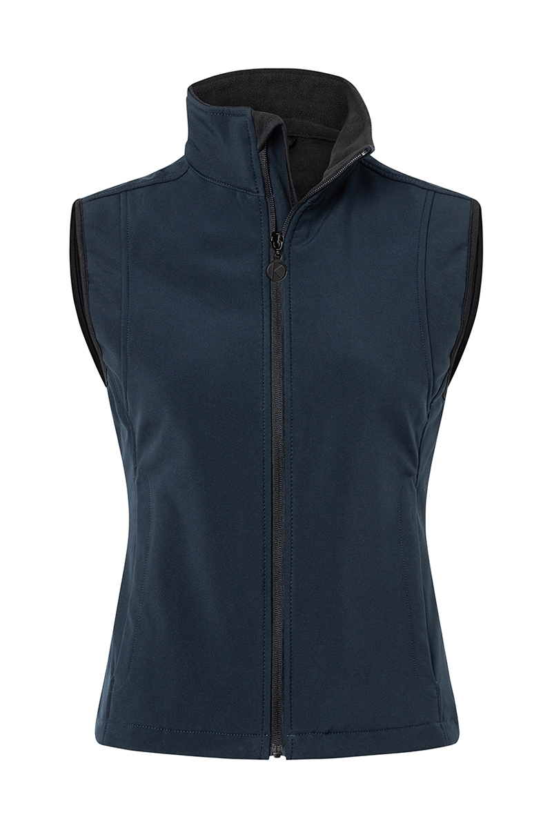 Softshellweste Damen Marine – Damen Softshellweste Classic, Detailansicht