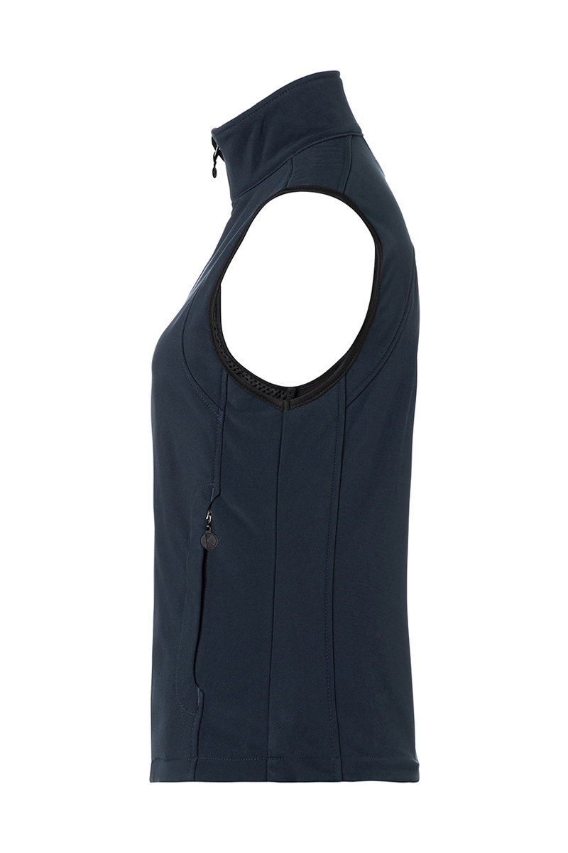 Softshellweste Damen Marine – Damen Softshellweste Classic, Detailansicht