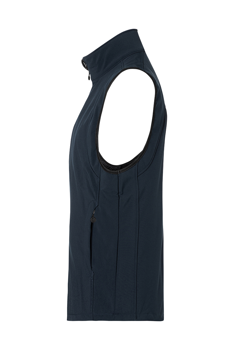 Softshellweste Herren Marine – Herren Softshellweste Classic, Detailansicht