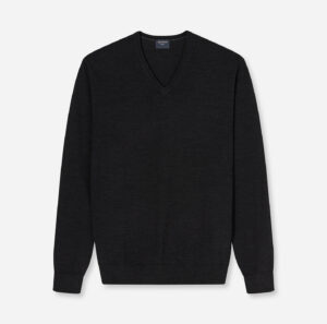 Pullover Herren Graphit – OLYMP Casual Strick Regular Fit