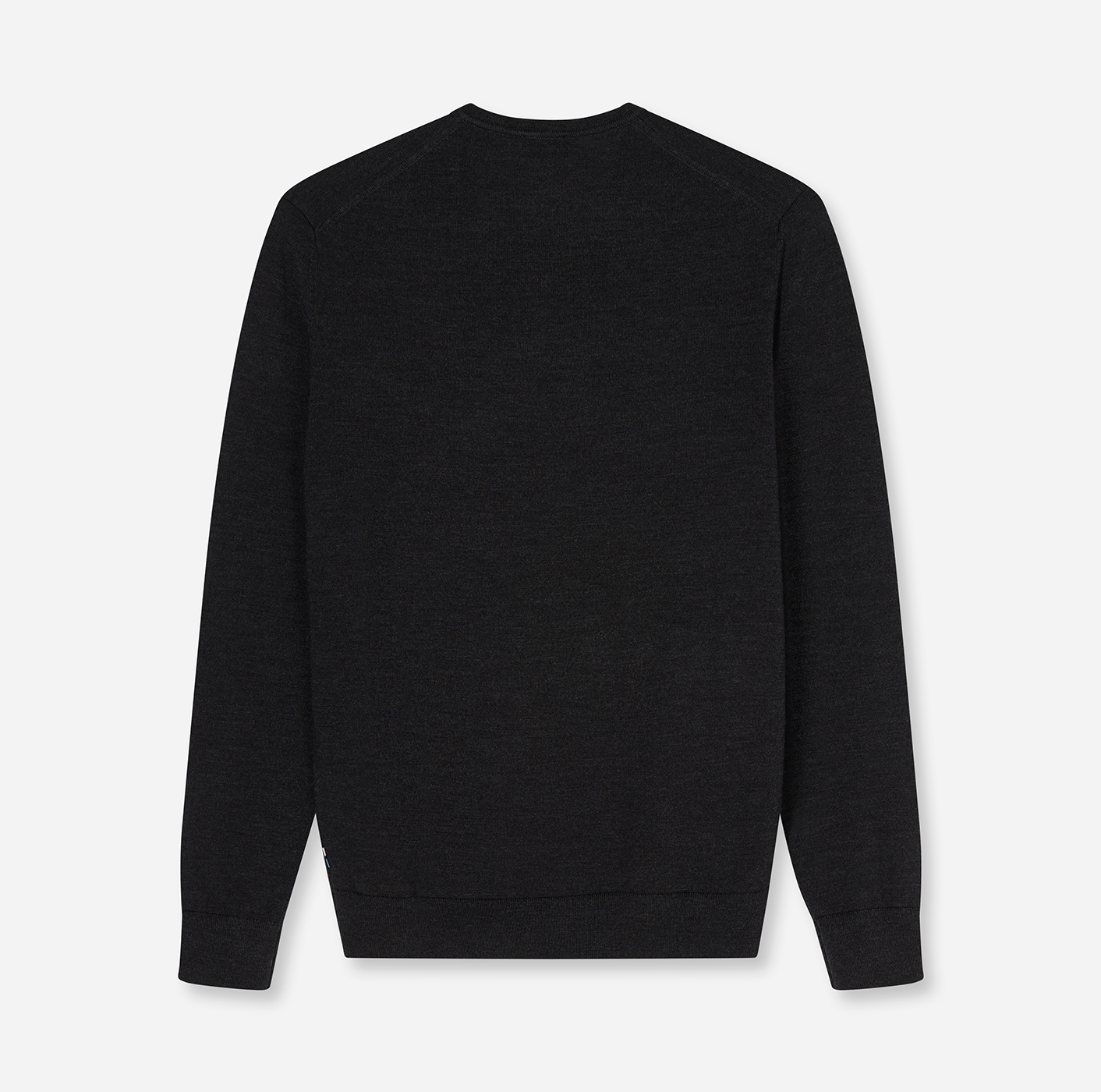 Pullover Herren Graphit – OLYMP Casual Strick Regular Fit, Detailansicht