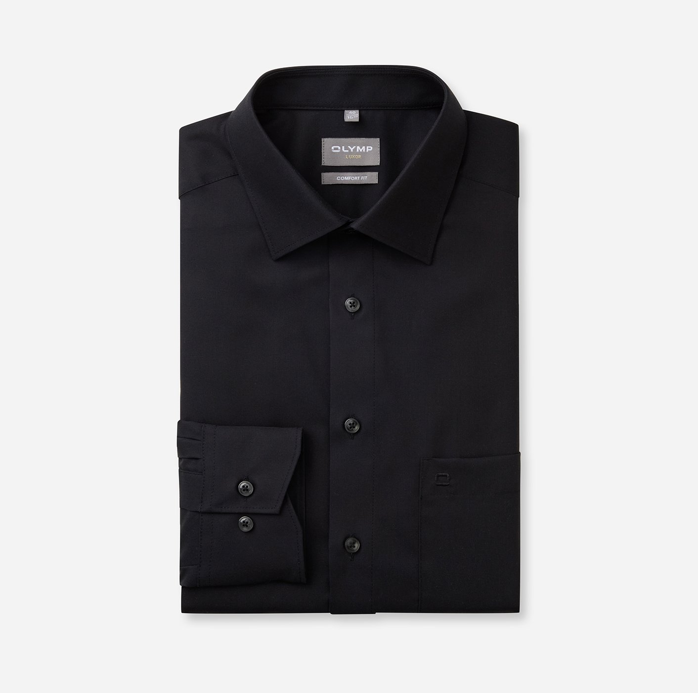 Hemd Herren Schwarz – OLYMP Luxor Comfort Fit