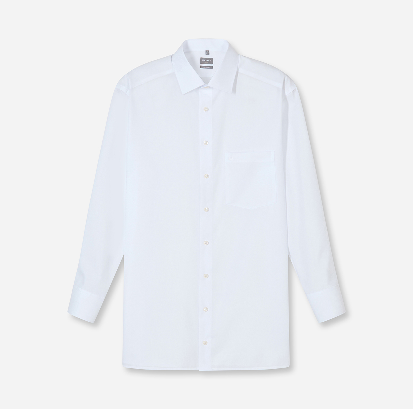 Hemd Herren Weiß – OLYMP Luxor Comfort Fit, Detailansicht
