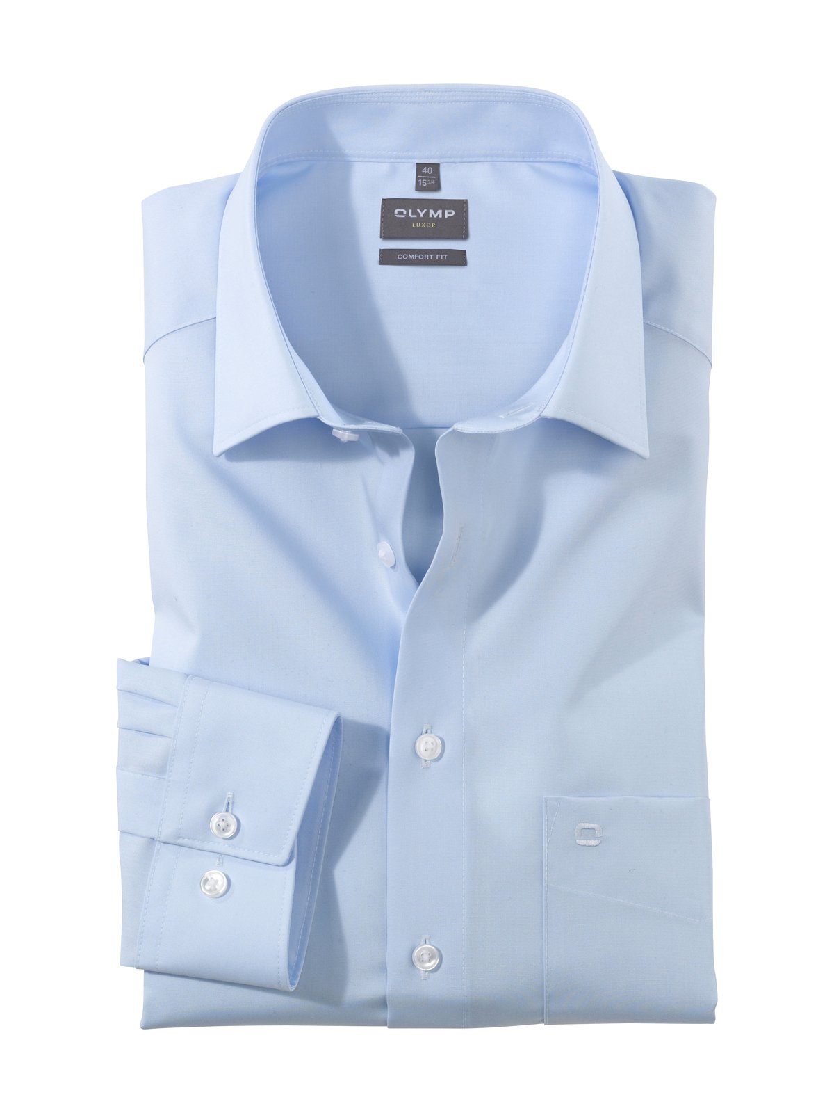 Hemd Herren Blau – OLYMP Luxor Comfort Fit Extra langer Arm