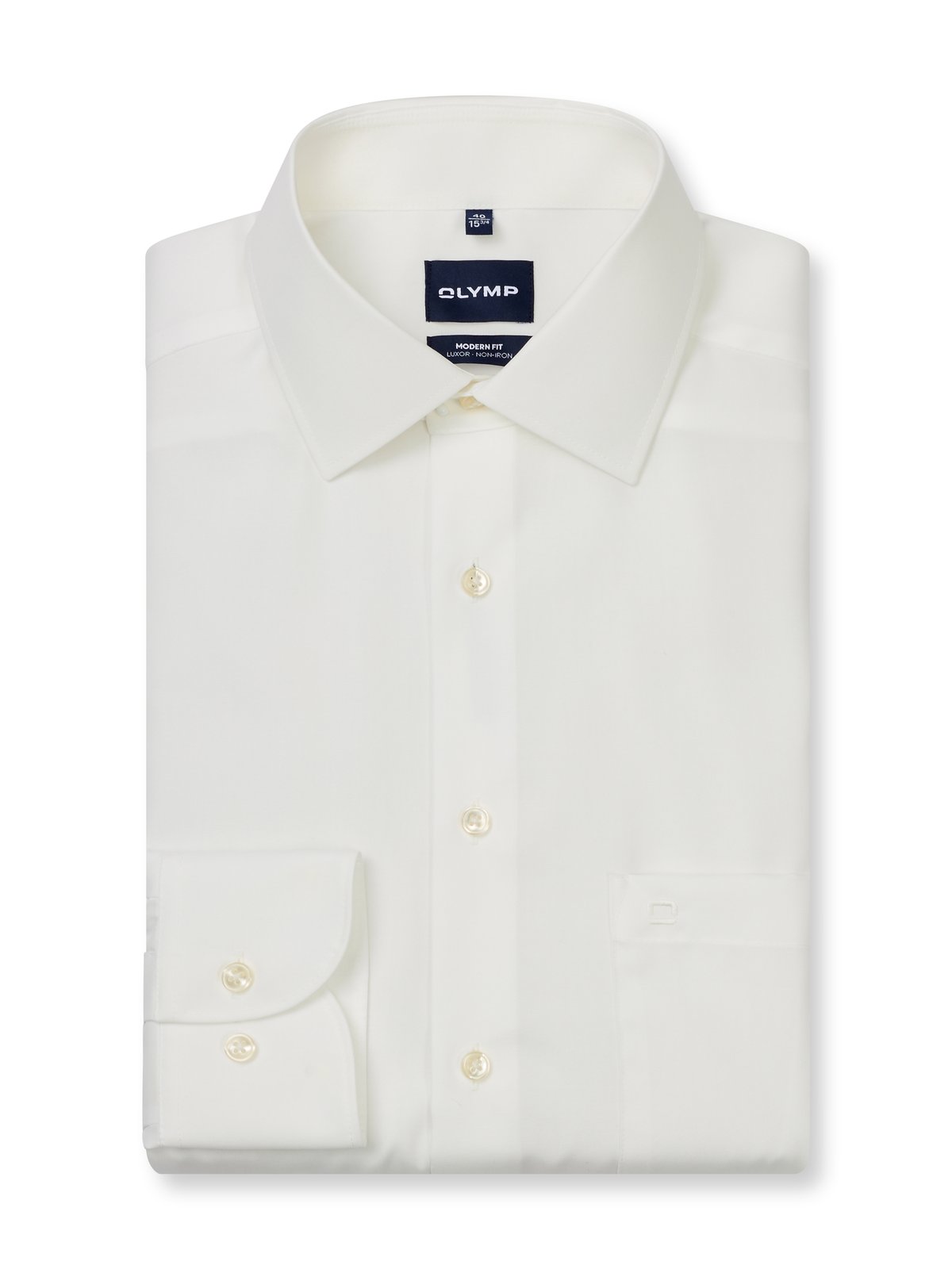 Hemd Herren Beige – OLYMP Luxor Modern Fit Extra langer Arm