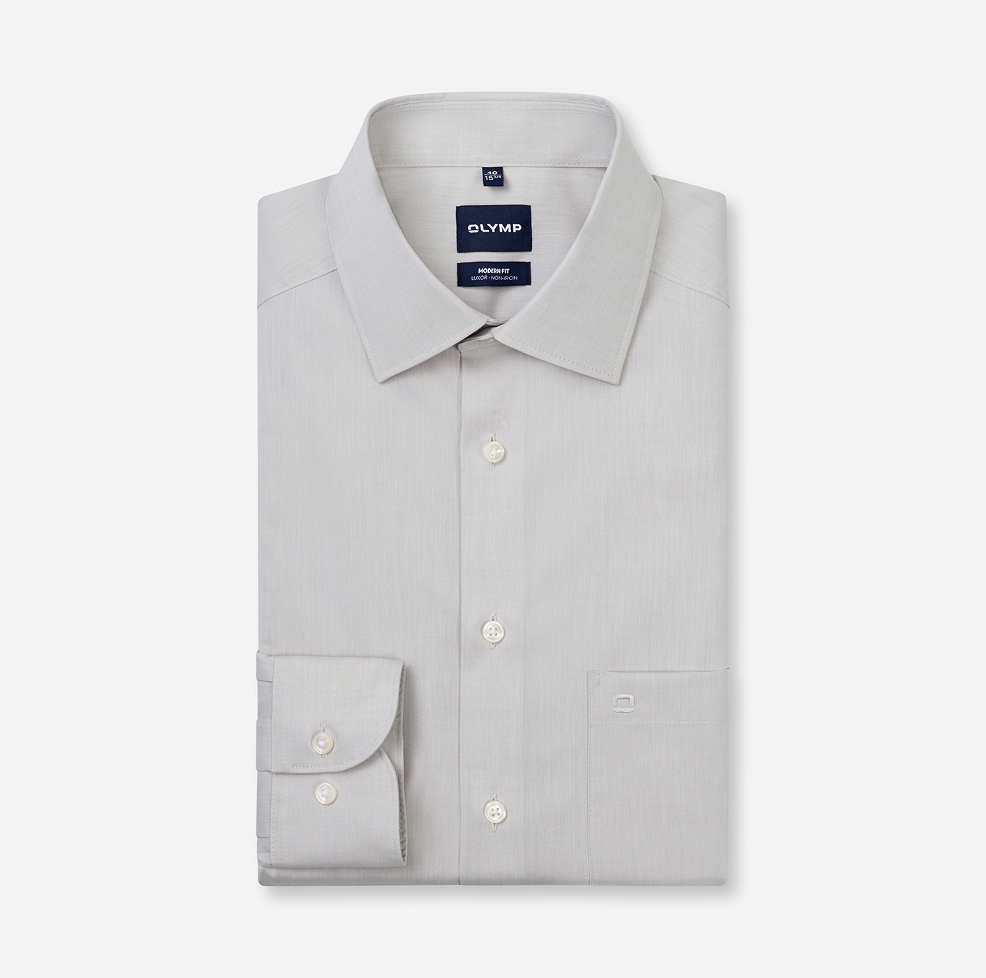 Hemd Herren Silbergrau – OLYMP Luxor Modern Fit