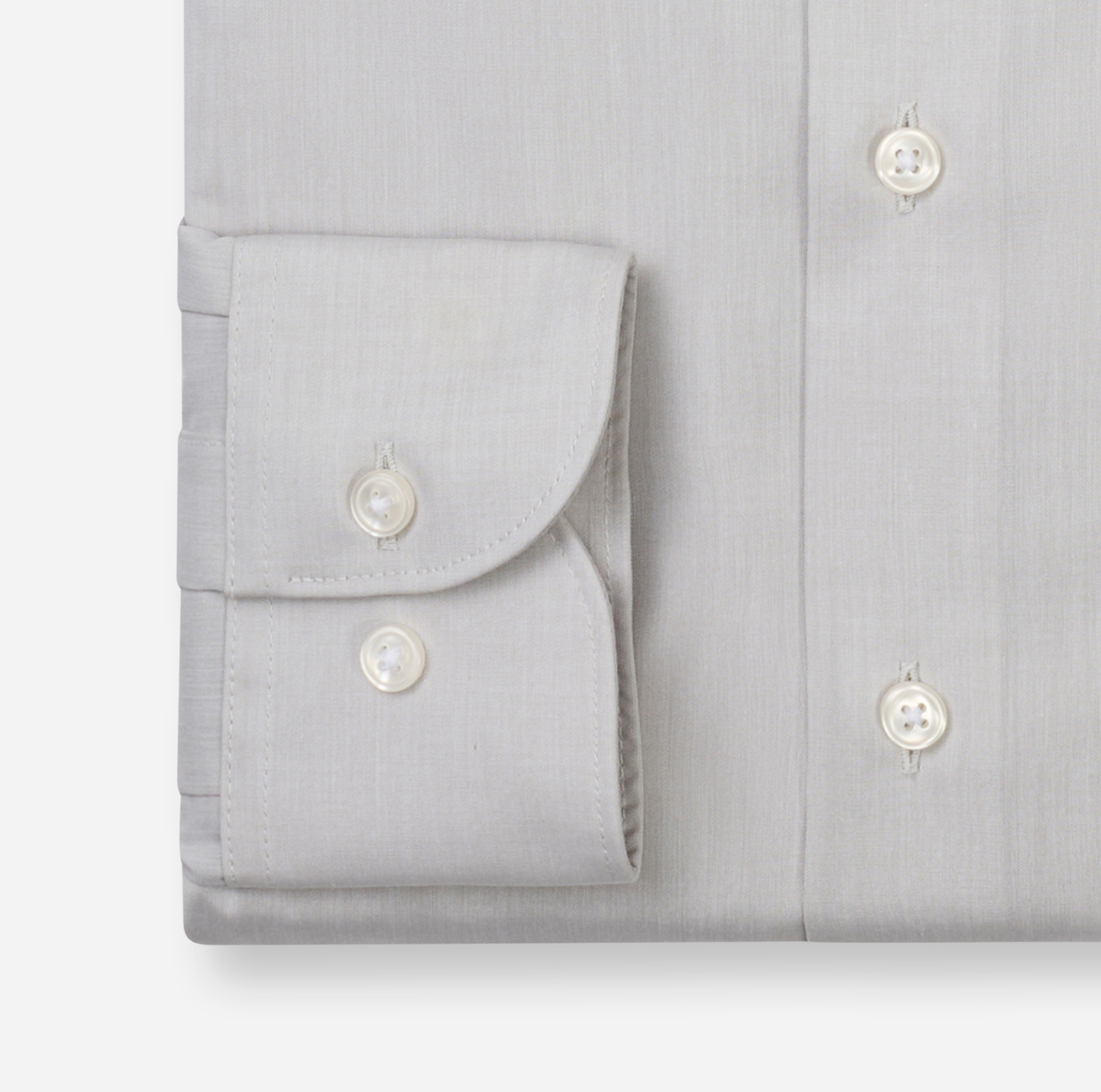 Hemd Herren Silbergrau – OLYMP Luxor Modern Fit, Detailansicht
