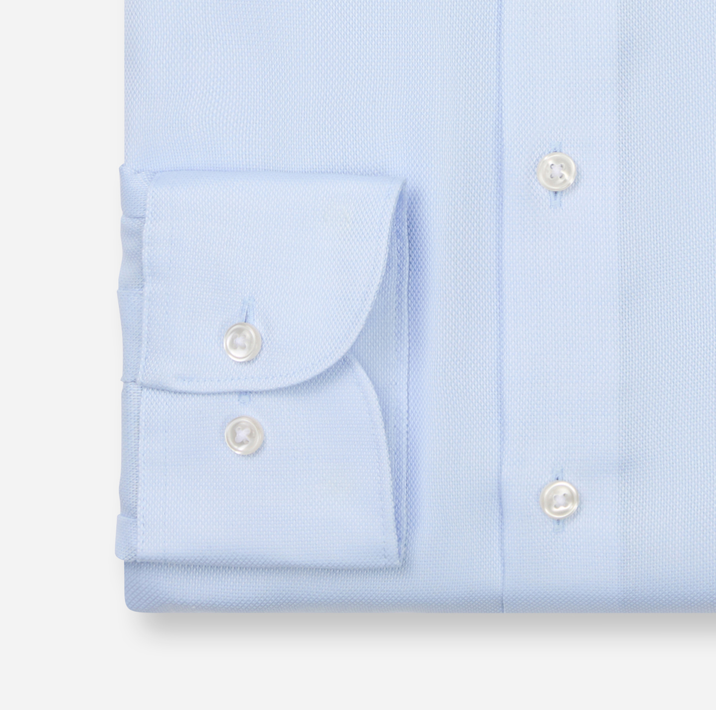 Hemd Herren Bleu – OLYMP Luxor Modern Fit, Detailansicht