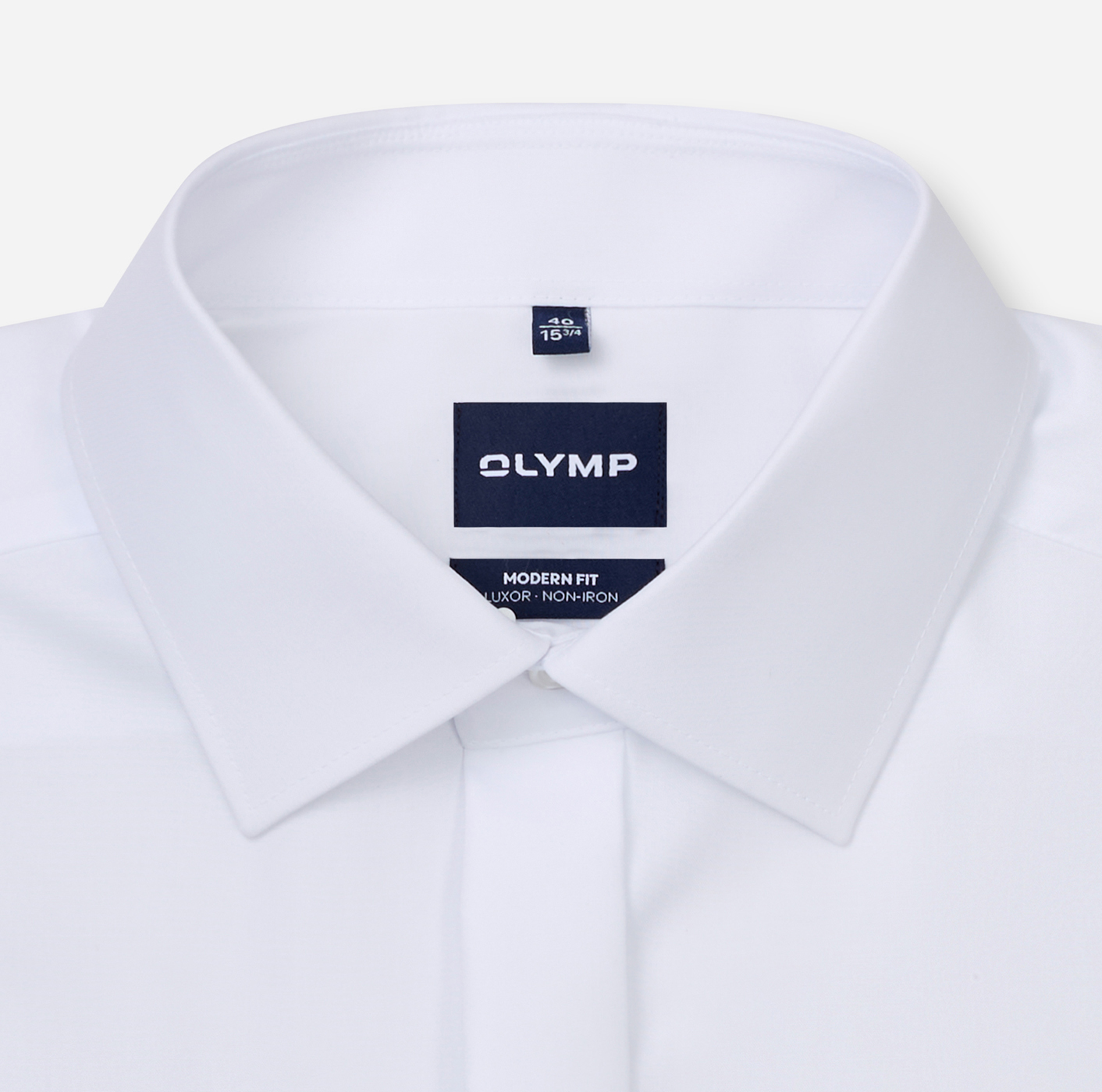 Hemd Herren Weiß – OLYMP Luxor Soirée Modern Fit, Detailansicht