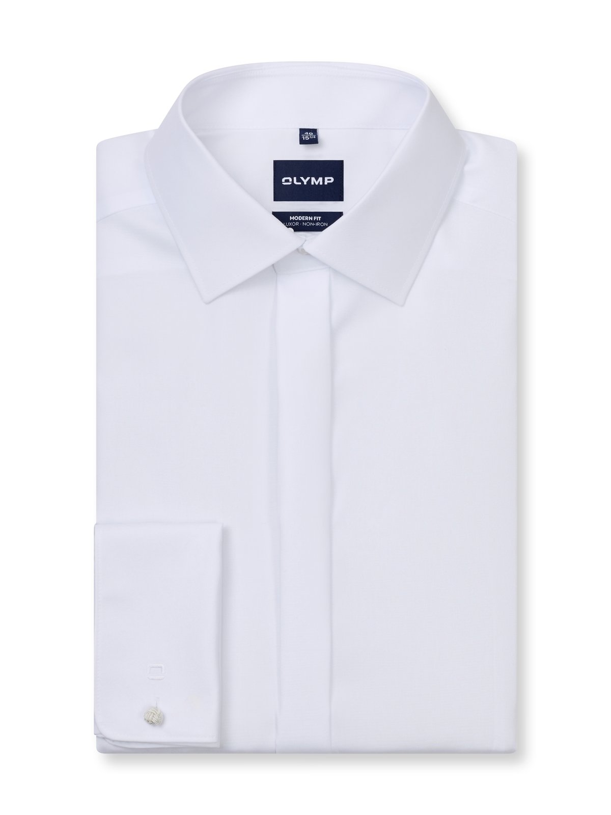 Hemd Herren Weiß – OLYMP Luxor Soirée Modern Fit, Detailansicht