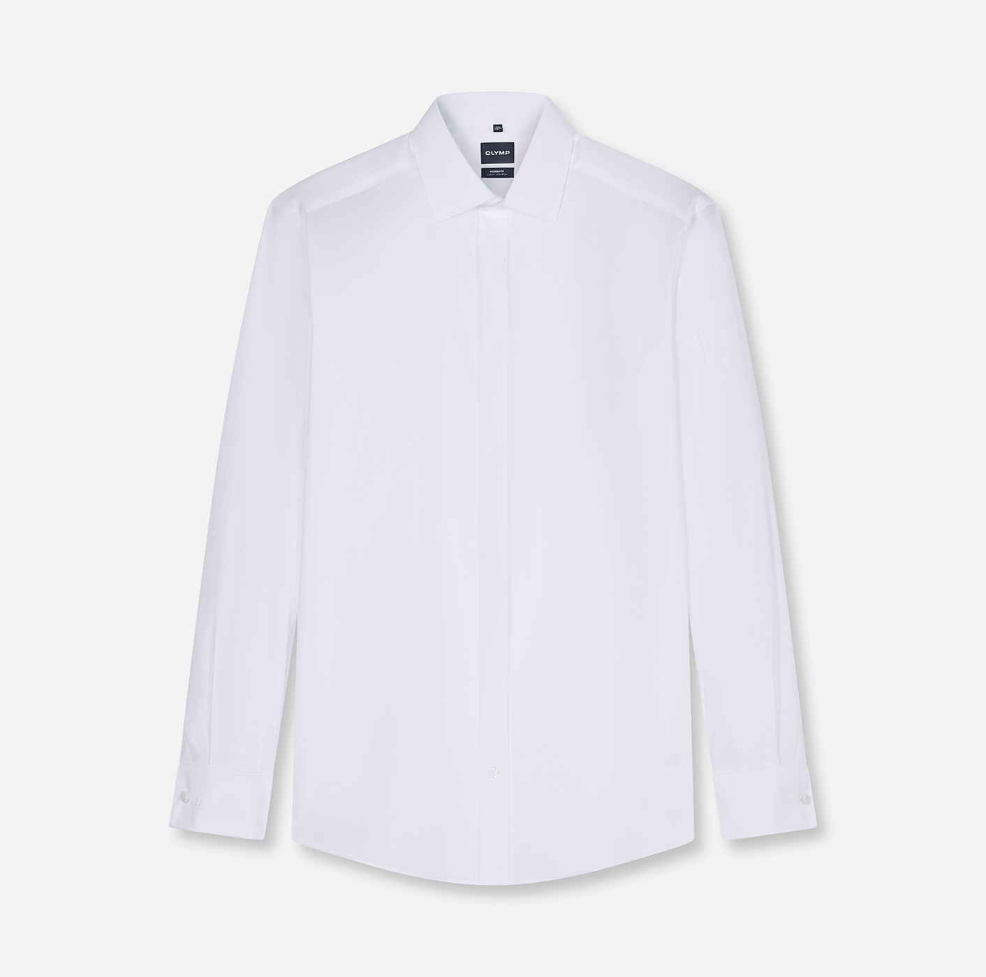 Hemd Herren Weiß – OLYMP Luxor Soirée Modern Fit, Detailansicht