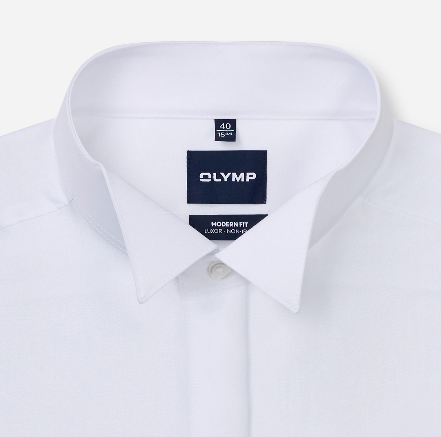 Hemd Herren Weiß – OLYMP Luxor Soirée Modern Fit, Detailansicht