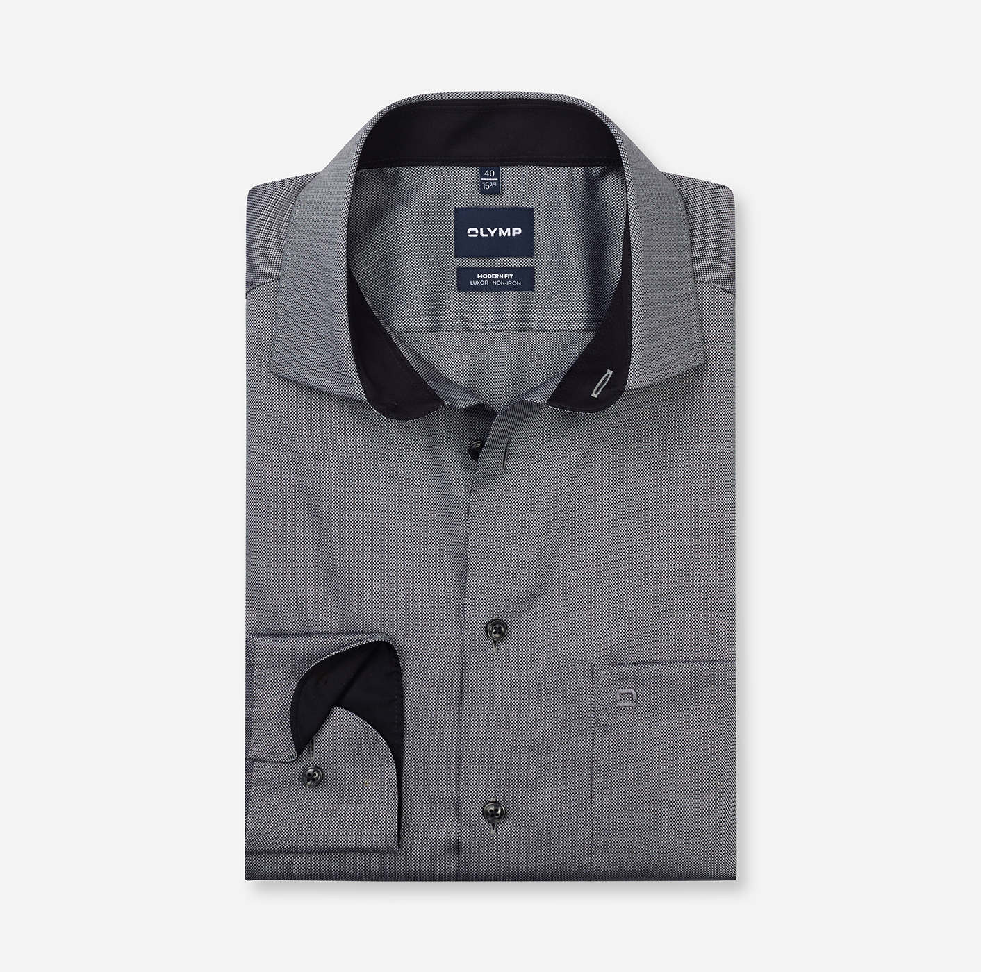 Hemd Herren Schwarz – OLYMP Luxor Modern Fit
