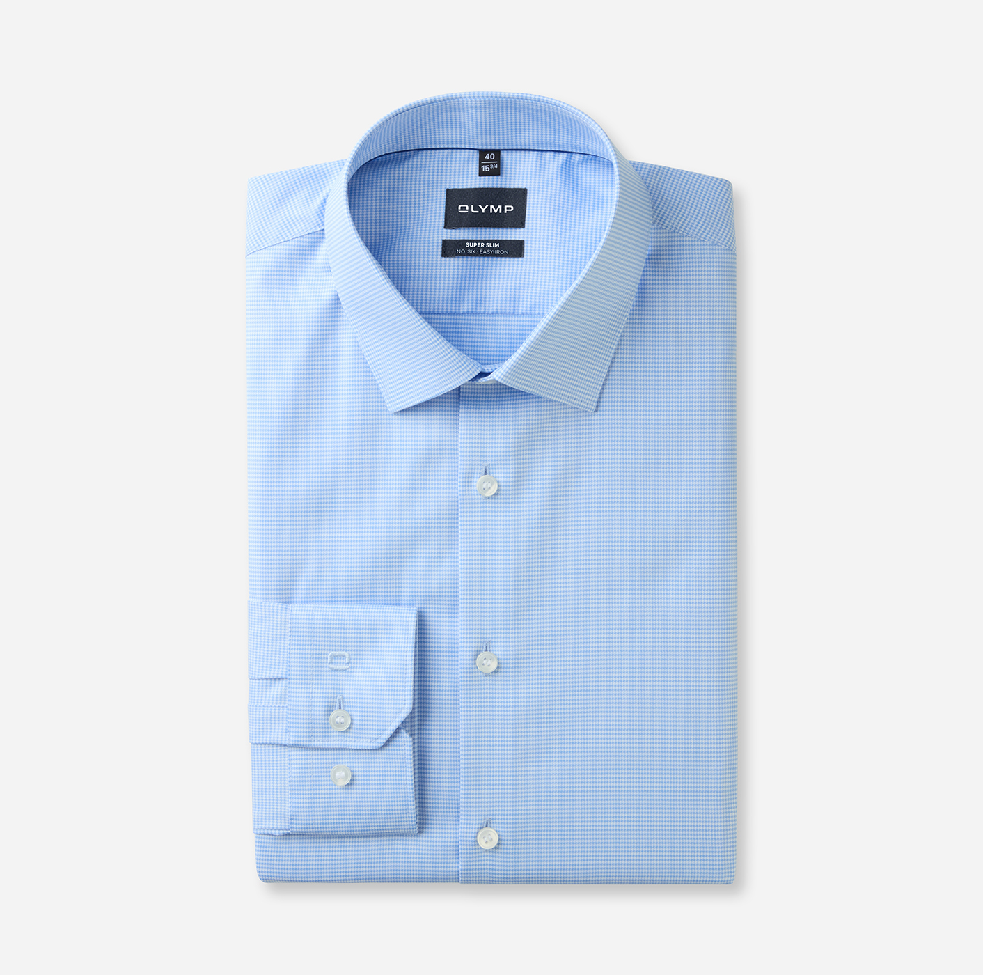Hemd Herren Bleu – OLYMP No. Six Super Slim