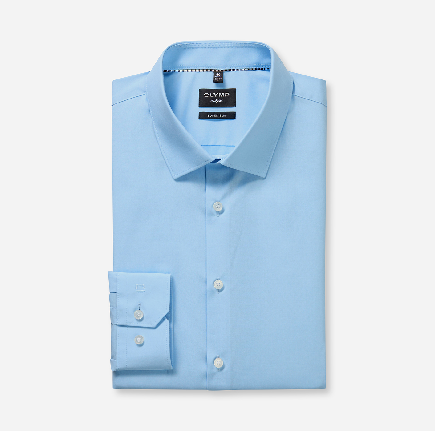 Hemd Herren Hellblau – OLYMP No. Six Super Slim