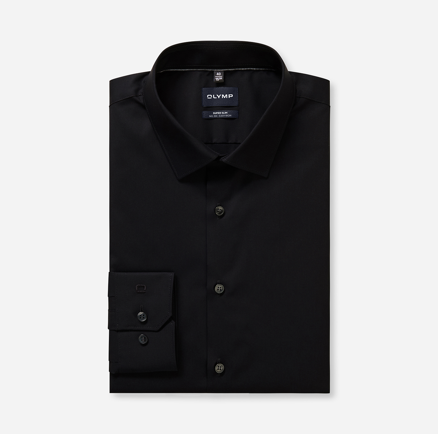 Hemd Herren Schwarz – OLYMP No. Six Super Slim