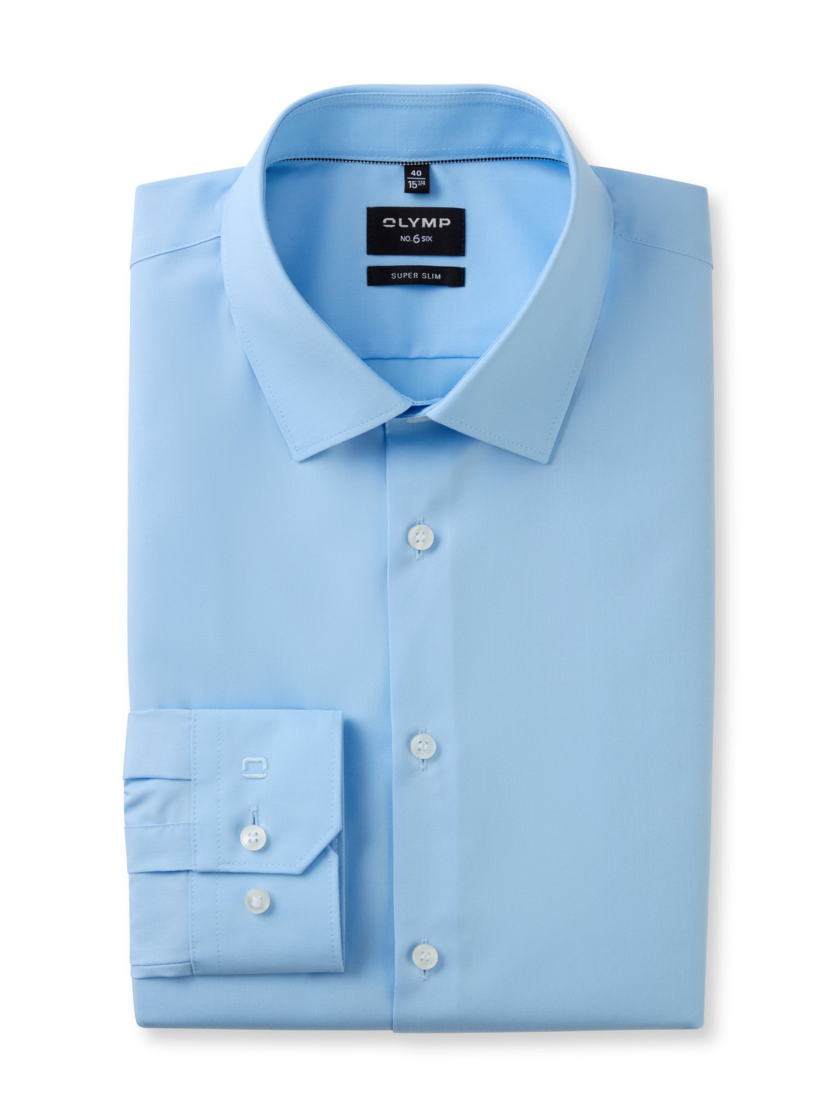 Hemd Herren Hellblau – OLYMP No. Six Super Slim Extra langer Arm