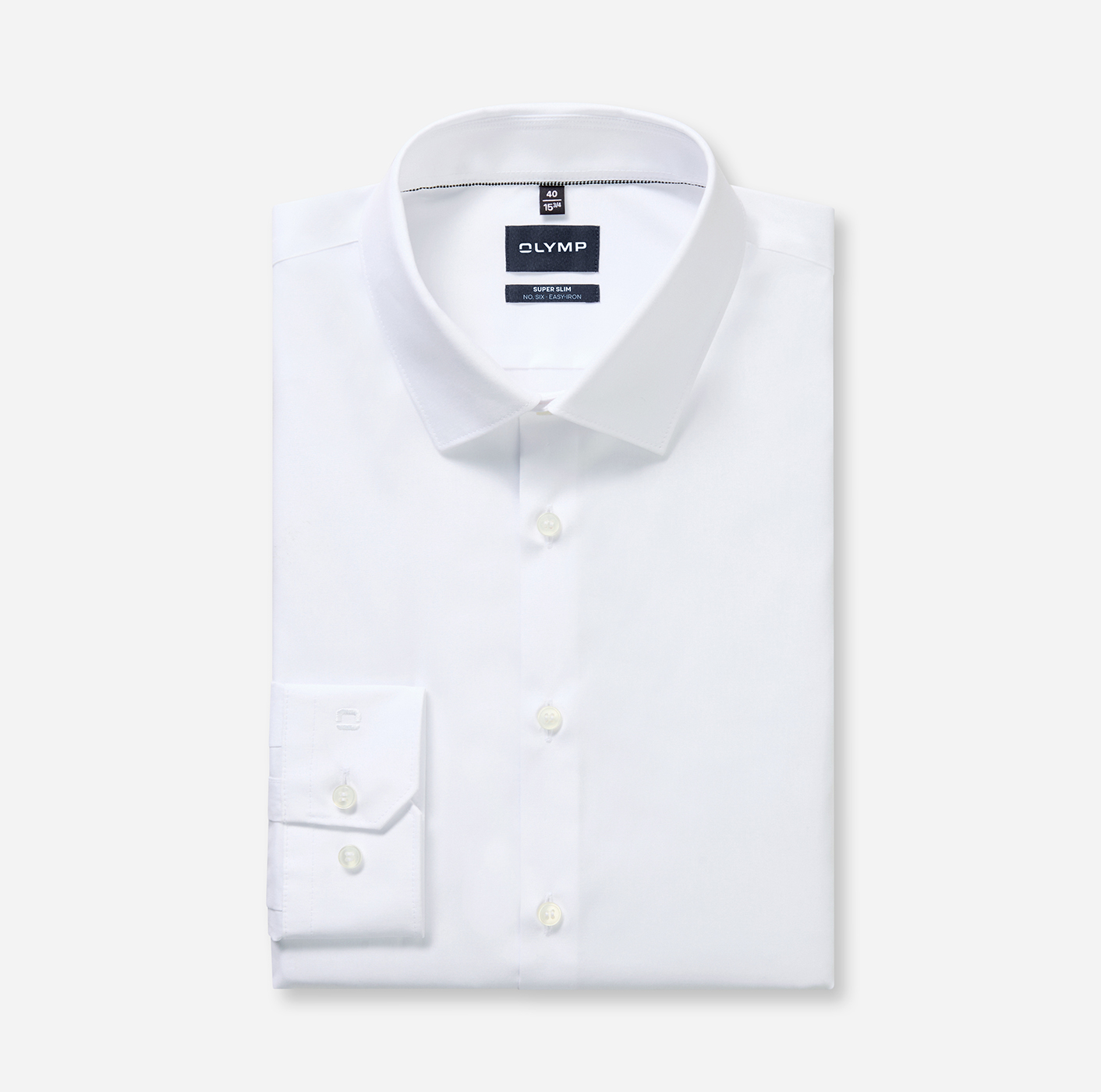 Hemd Herren Weiß – OLYMP No. Six Super Slim Extra langer Arm