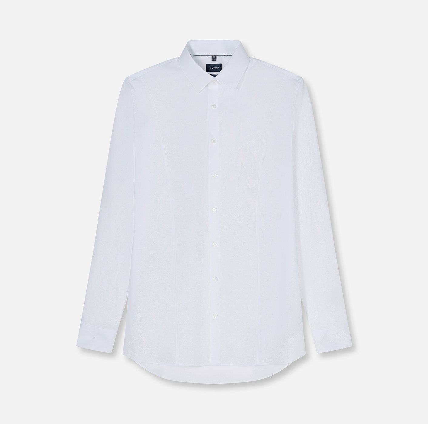 Hemd Herren Weiß – OLYMP No. Six Super Slim, Detailansicht