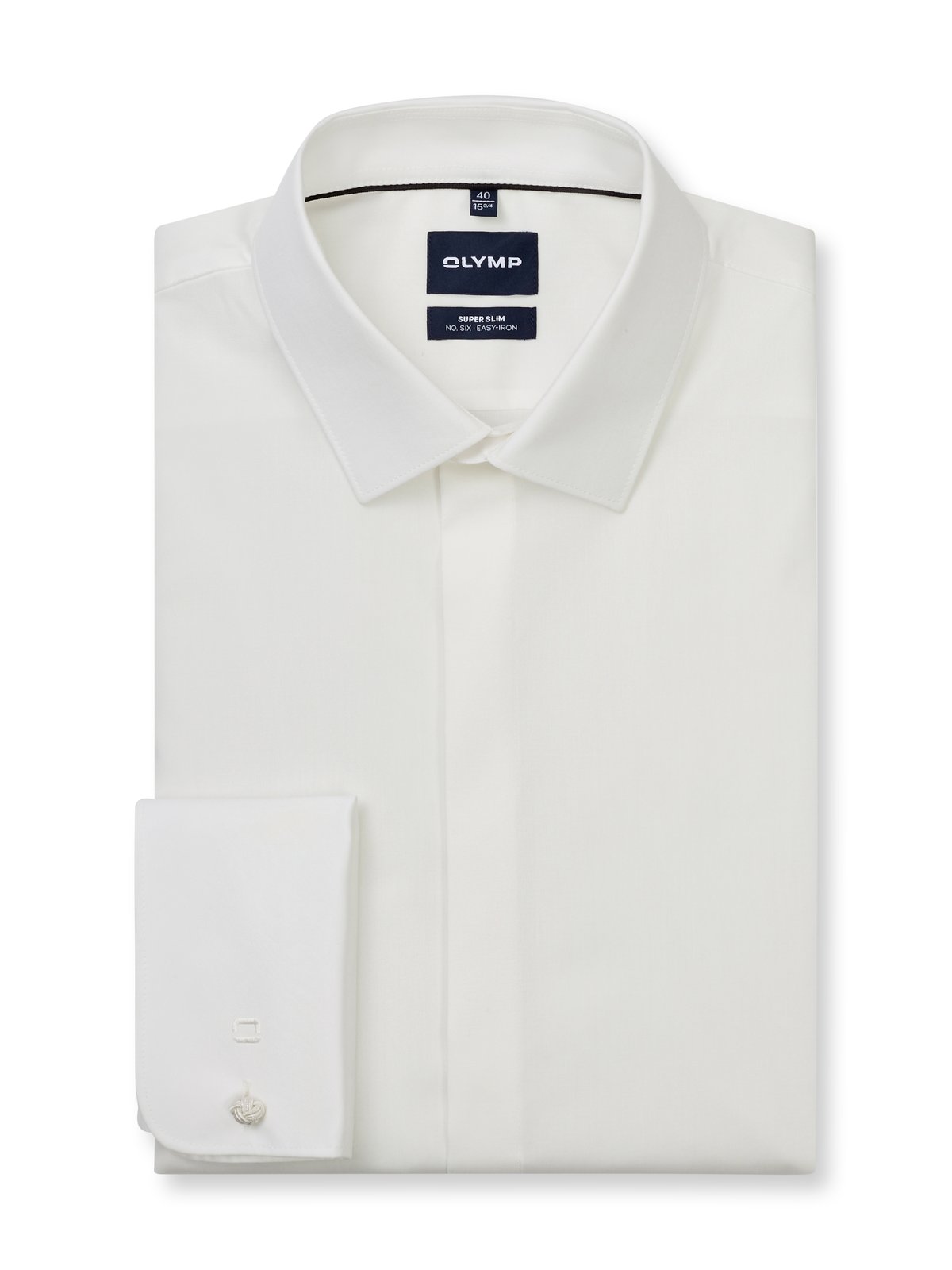 Hemd Herren Hellbeige – OLYMP No. Six Soirée Super Slim