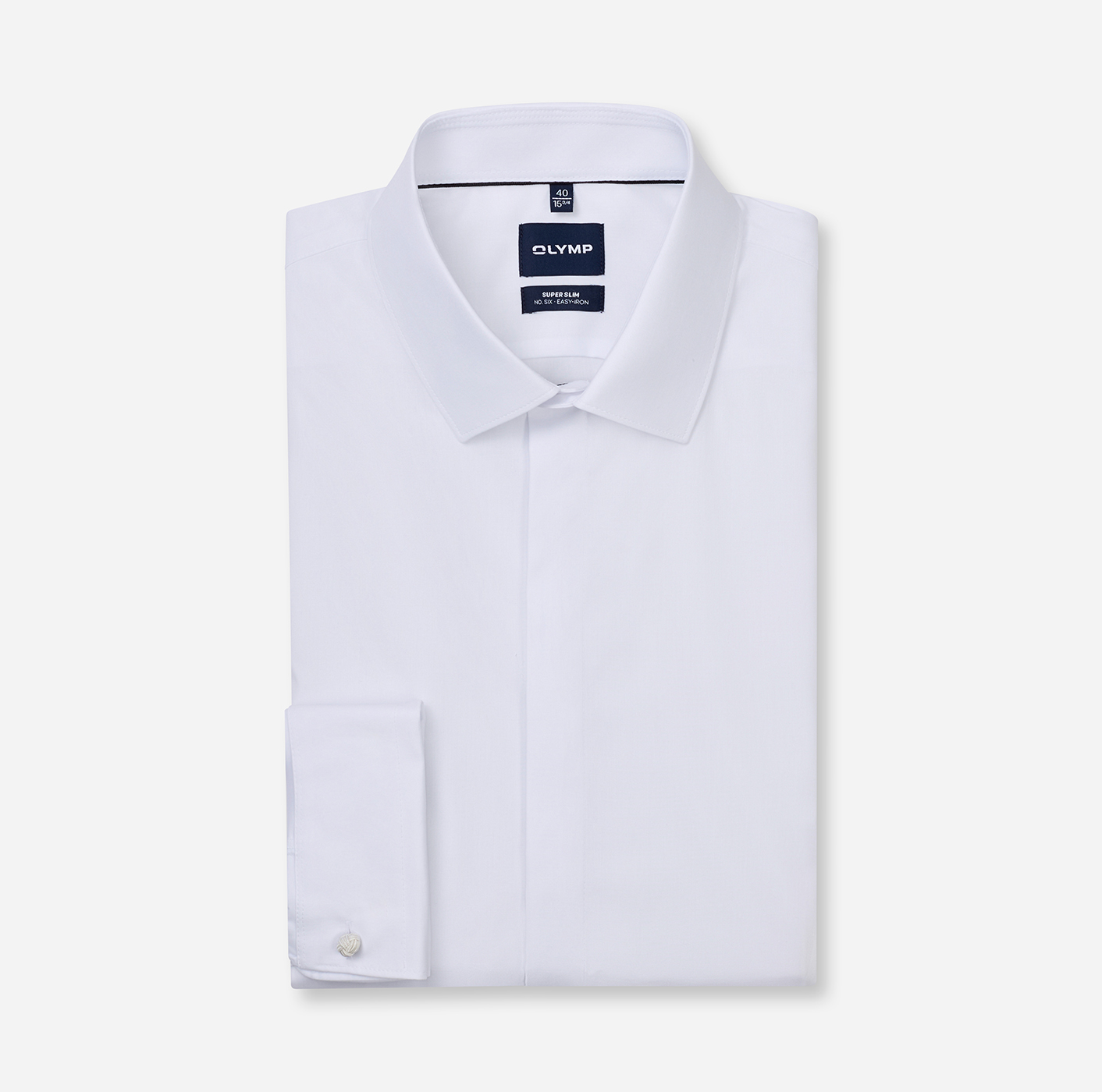 Hemd Herren Weiß – OLYMP No. Six Soirée Super Slim