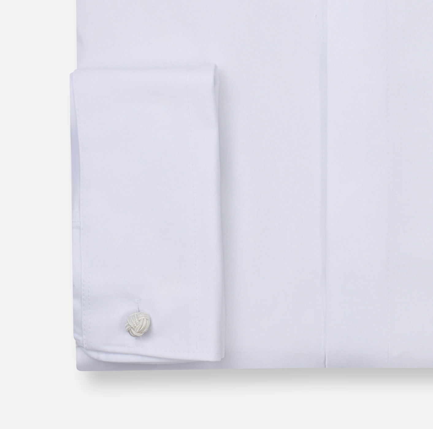 Hemd Herren Weiß – OLYMP No. Six Soirée Super Slim, Detailansicht