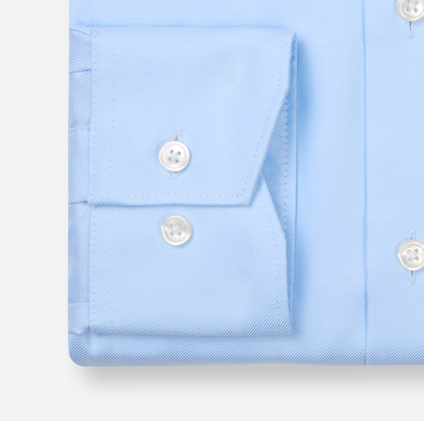 Hemd Herren Hellblau – OLYMP Luxor Comfort Fit, Detailansicht