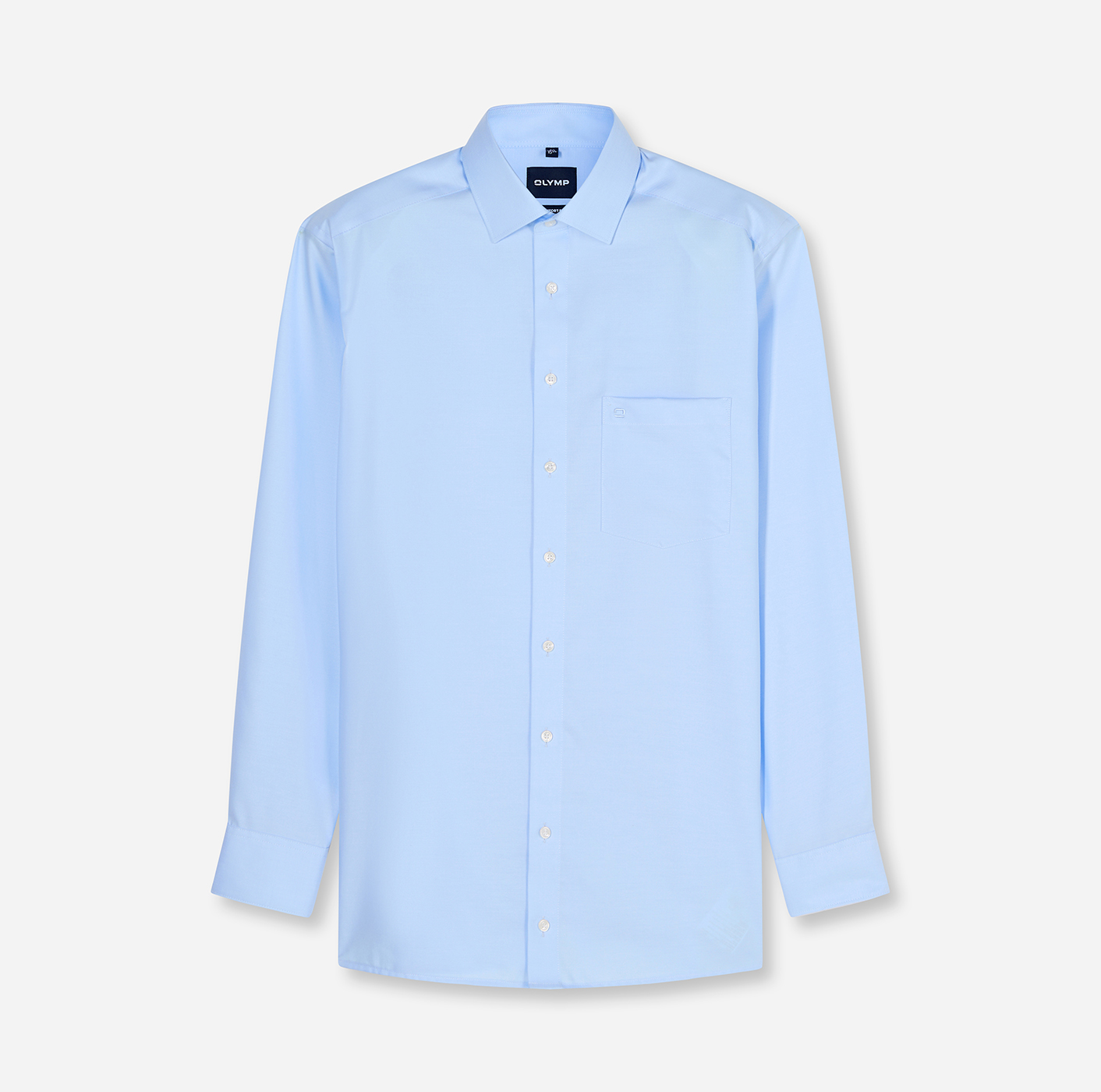 Hemd Herren Hellblau – OLYMP Luxor Comfort Fit, Detailansicht