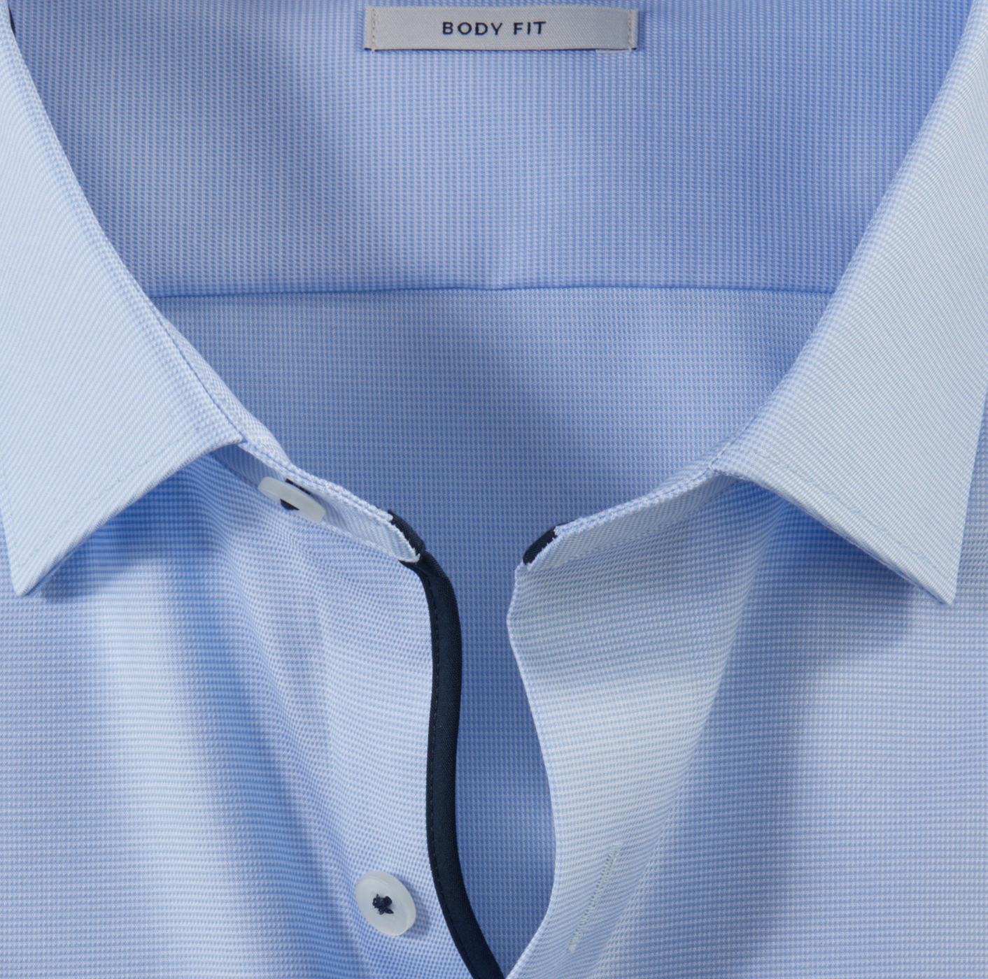 Hemd Herren Bleu – OLYMP Level Five Body Fit, Detailansicht