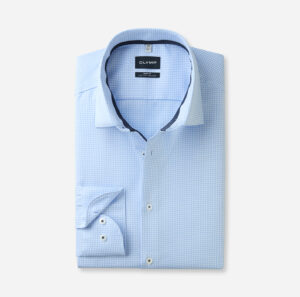 Hemd Herren Bleu – OLYMP Level Five Body Fit