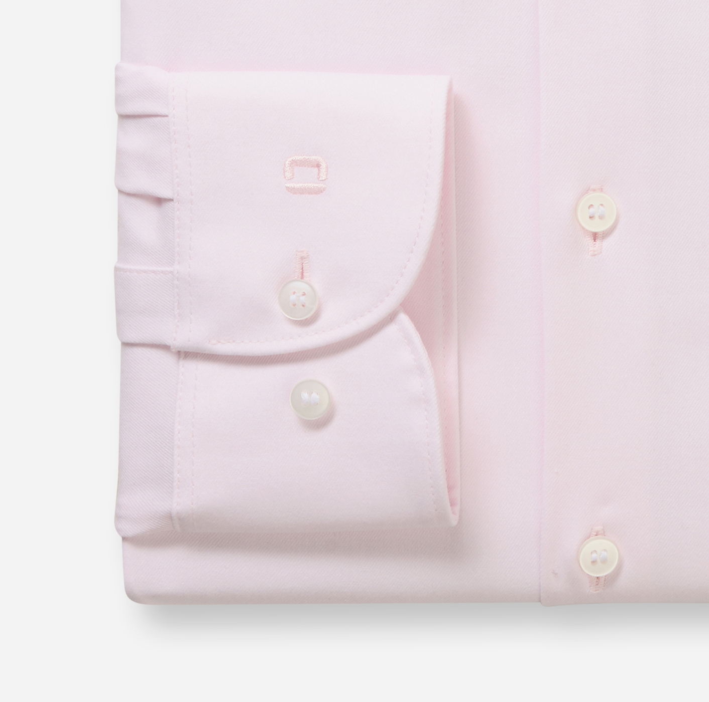 Hemd Herren Rosé – OLYMP Level Five 24/Seven Body Fit, Detailansicht