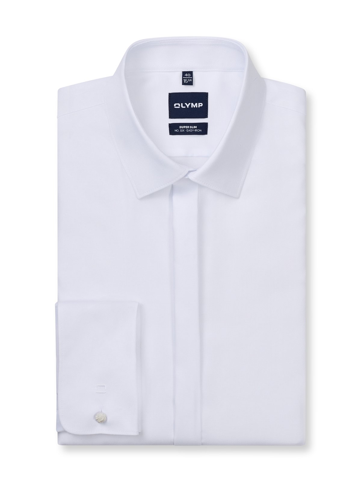 Hemd Herren Weiß – OLYMP No. Six Soirée Super Slim