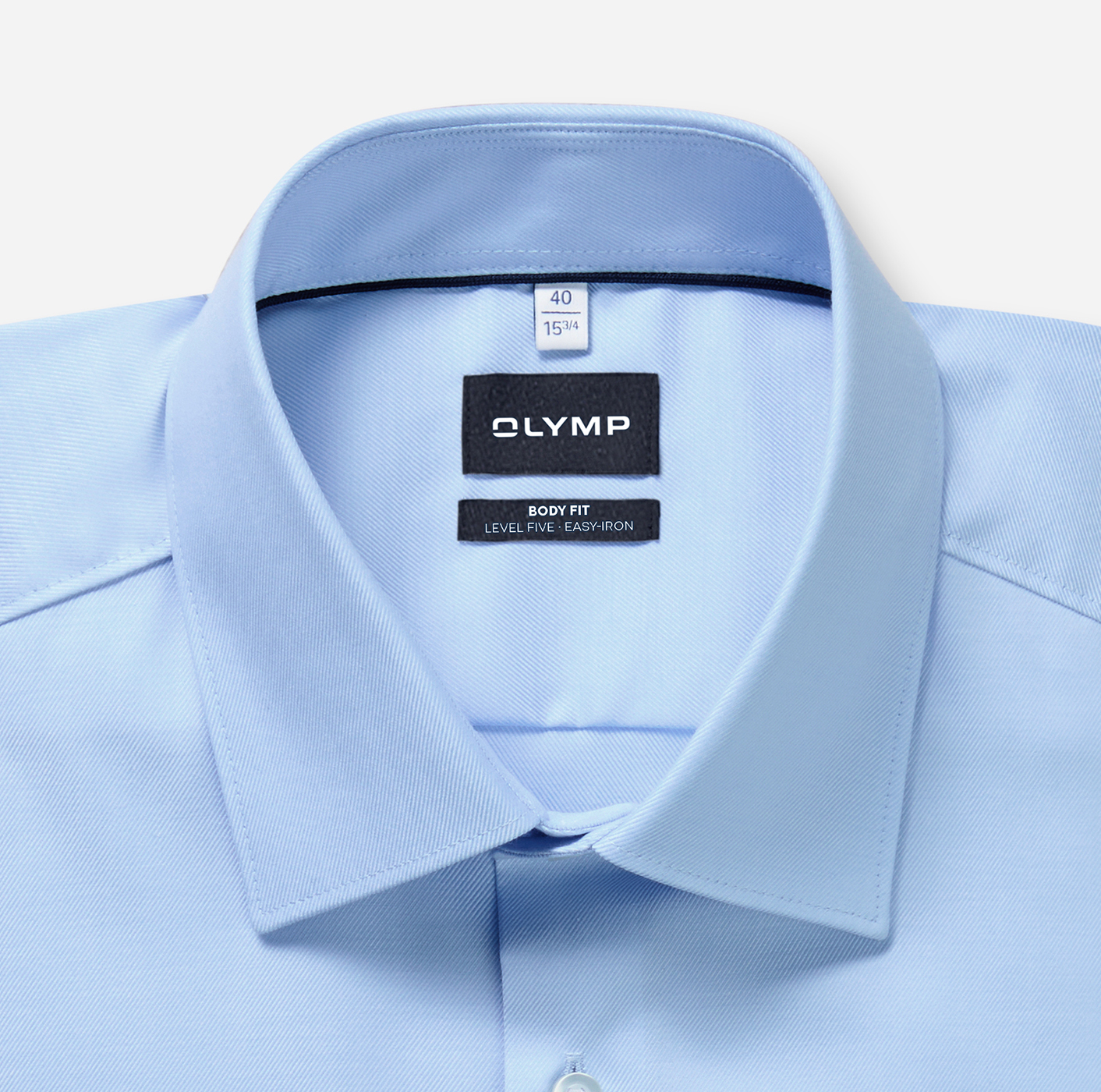 Hemd Herren Ozon – OLYMP Level Five Body Fit Extra langer Arm, Detailansicht