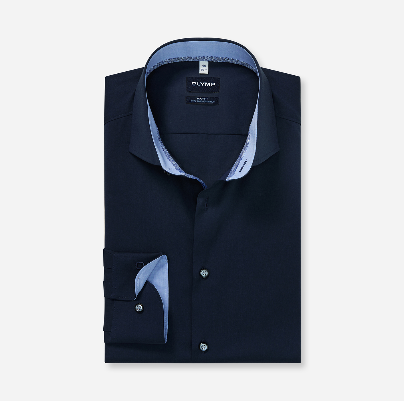 Hemd Herren Kobalt – OLYMP Level Five Body Fit