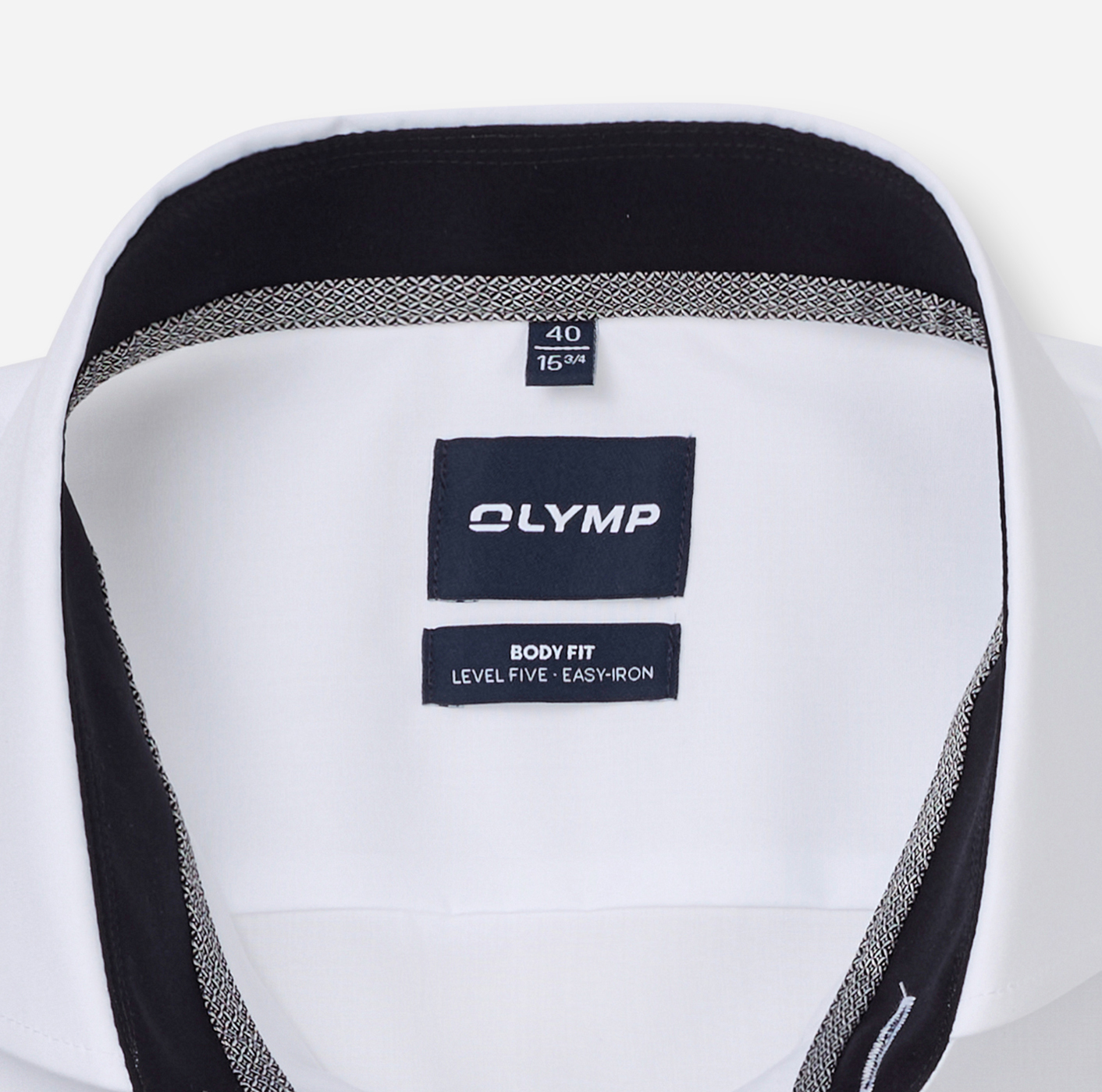 Hemd Herren Anthrazit – OLYMP Level Five Body Fit, Detailansicht