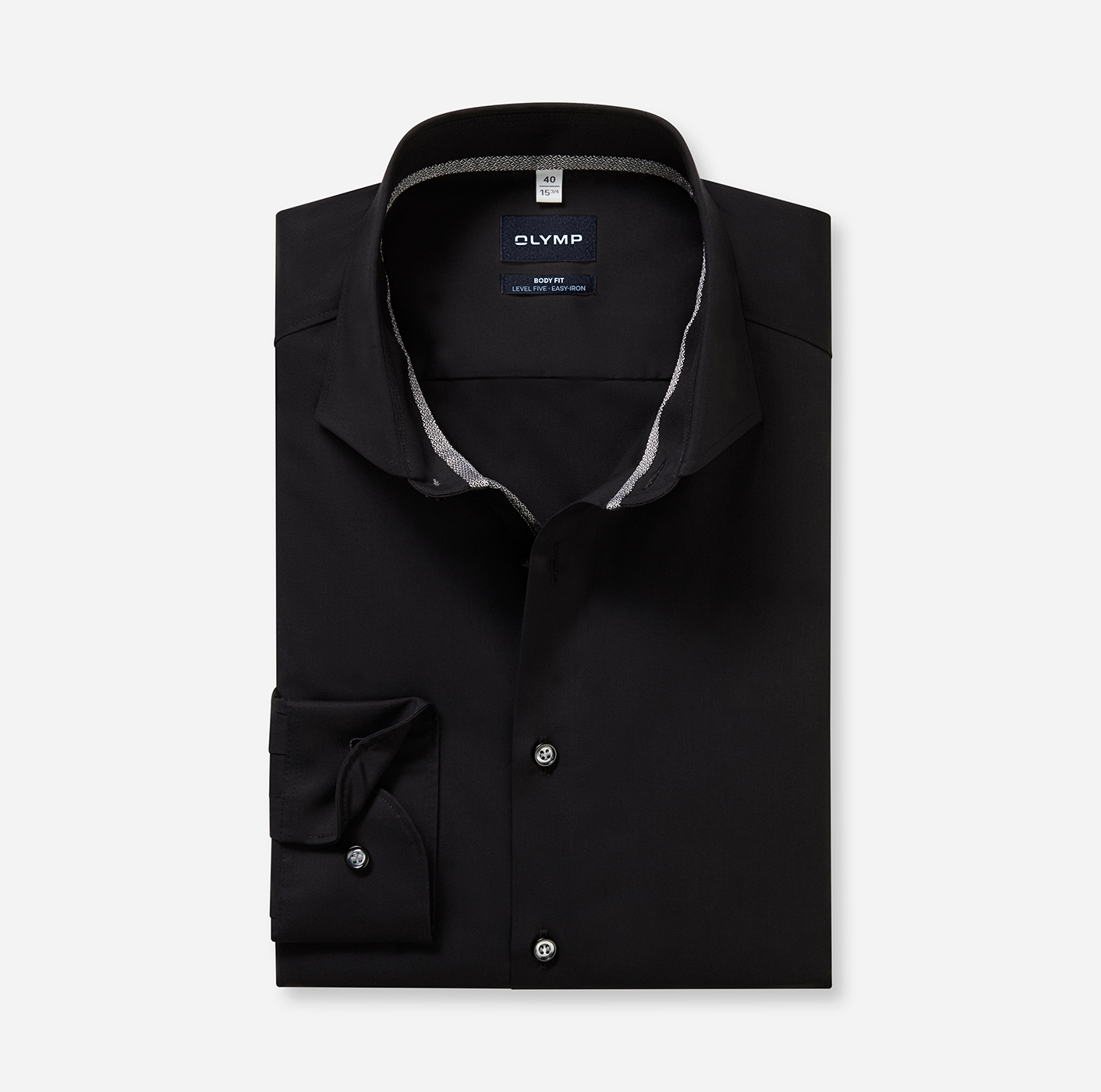 Hemd Herren Schwarz – OLYMP Level Five Body Fit