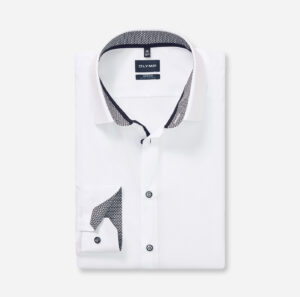 Hemd Herren Marine – OLYMP No. Six Super Slim Extra langer Arm