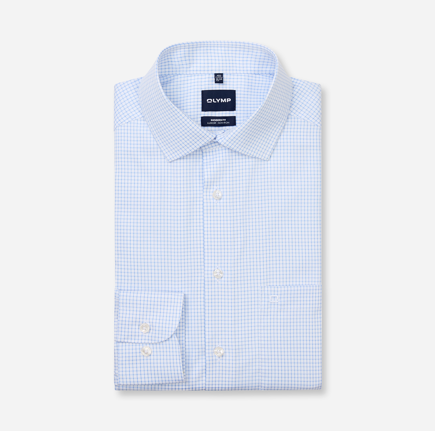 Hemd Herren Bleu – OLYMP Luxor Modern Fit