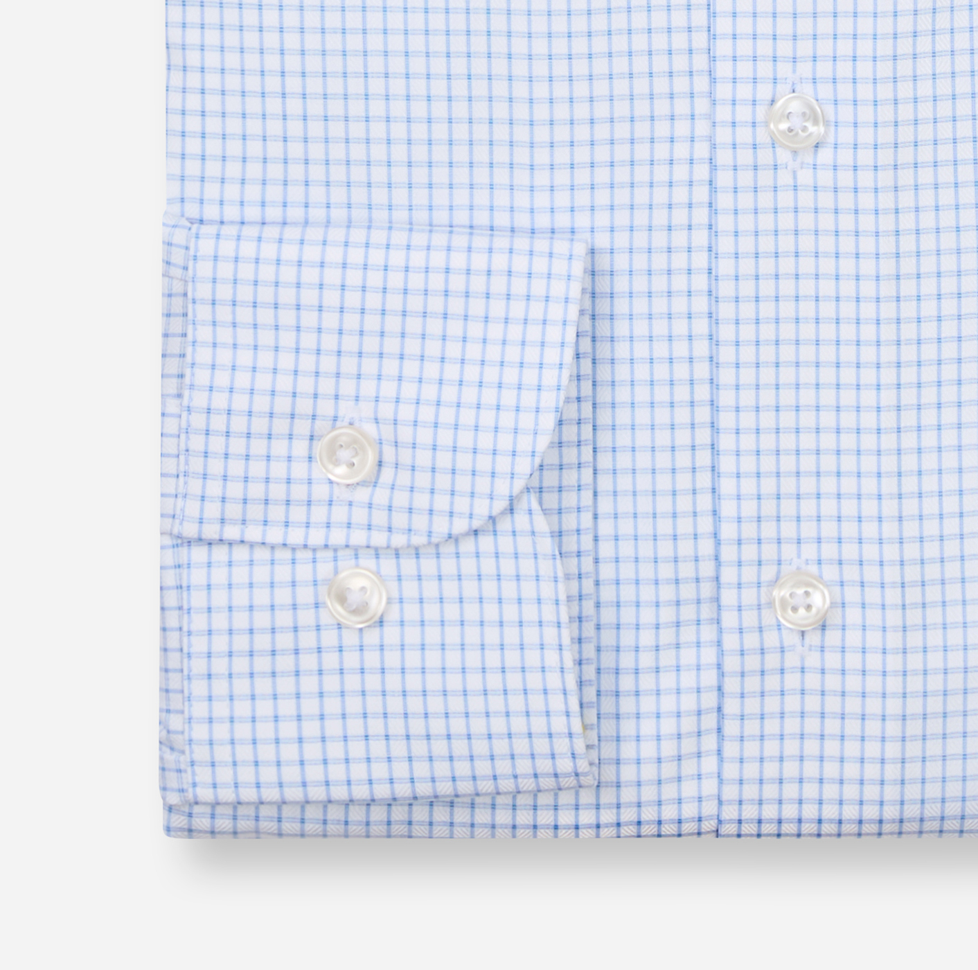 Hemd Herren Bleu – OLYMP Luxor Modern Fit, Detailansicht