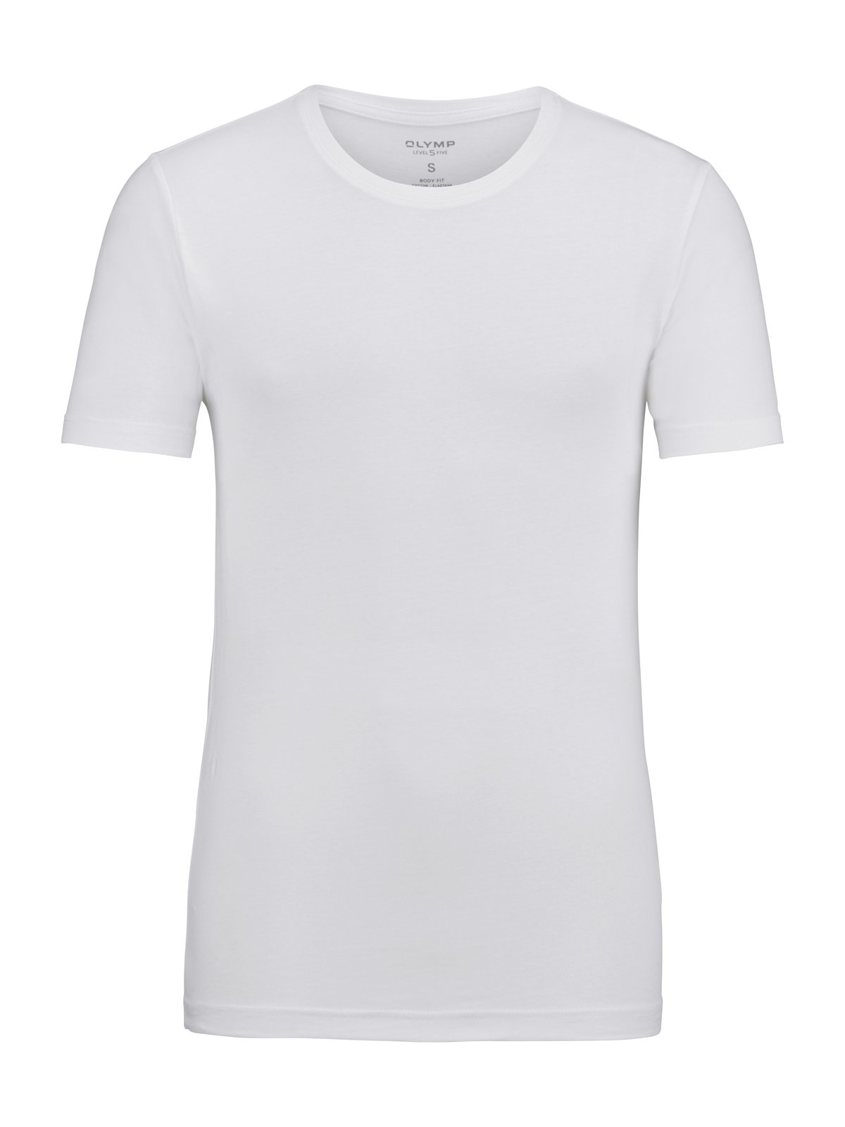 T-Shirt Herren Weiß – OLYMP Level Five Unterzieh-T-Shirt Body Fit